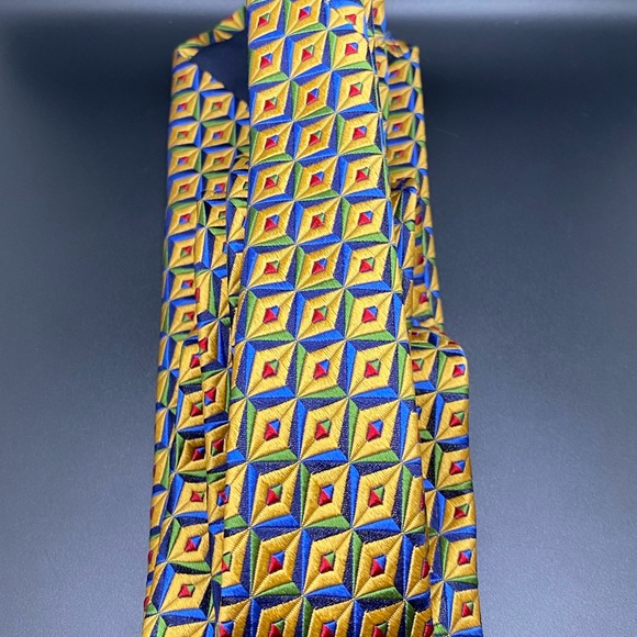Paul Fredrick Mens Dress Tie 100% Silk Made in Italy 🇮🇹 - Picture 5 of 11